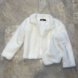 Crop polar bear jacket
